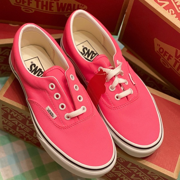 New Vans ERA (Neon) Knockout Pnk/Tr Wht - Picture 2 of 8